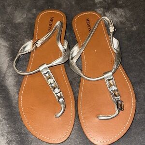 Mephisto Silver Women's Sandals